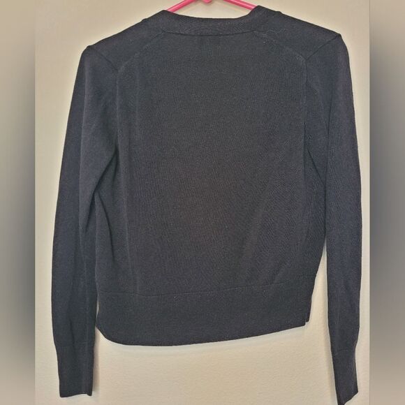 J. Crew Black Open Front Cardigan Size XS - Picture 3 of 3